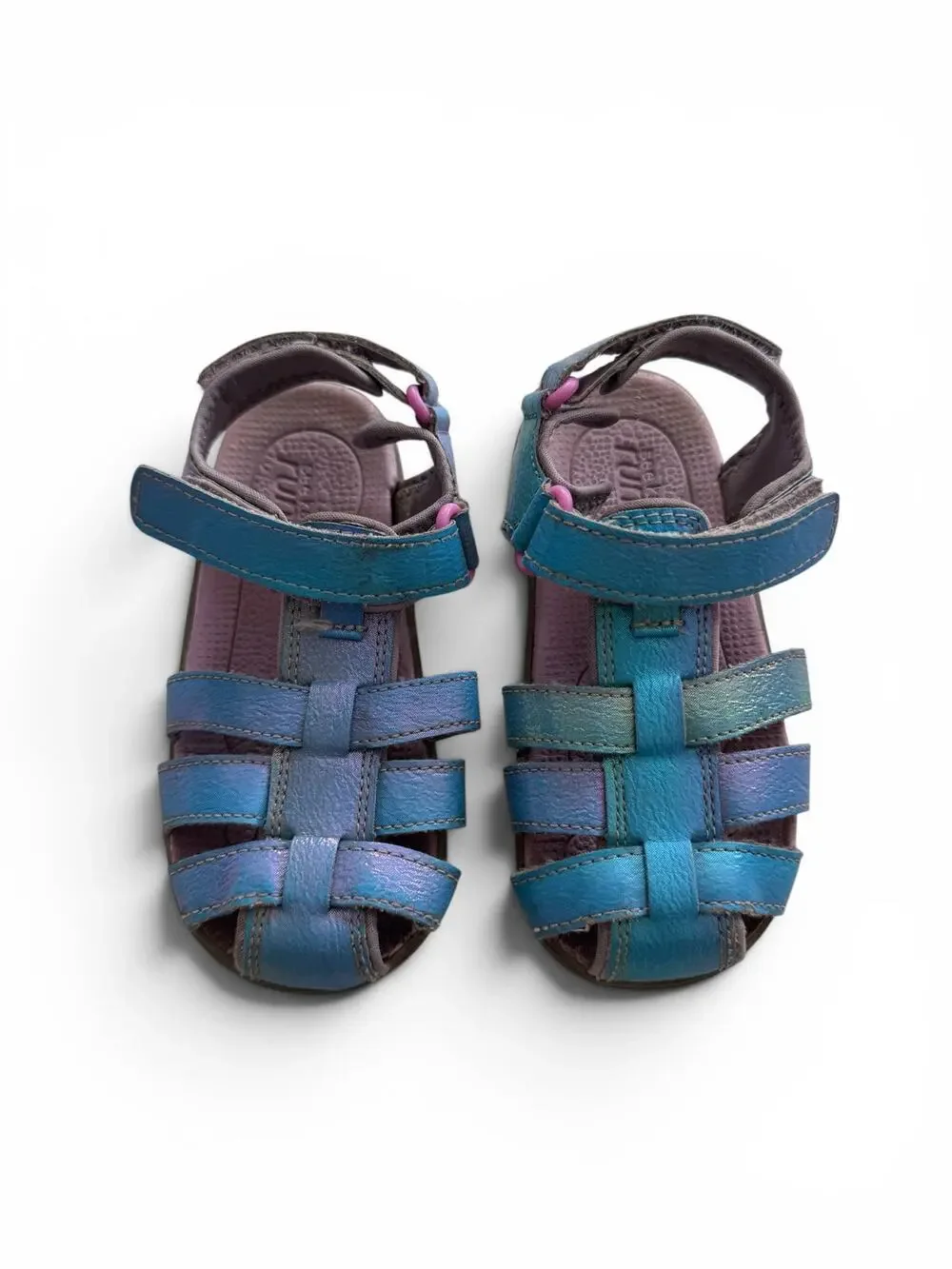 See Kai Run Paley II sandals in iridescent blue